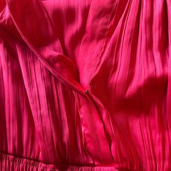 Anthropologie fuchsia pink midi dress - XL - Picture 8 of 9